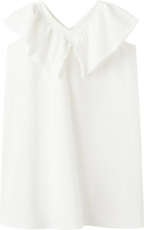Mango Kids korte jurk wit