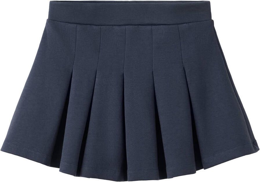 Mango Kids korte plooirok donkerblauw