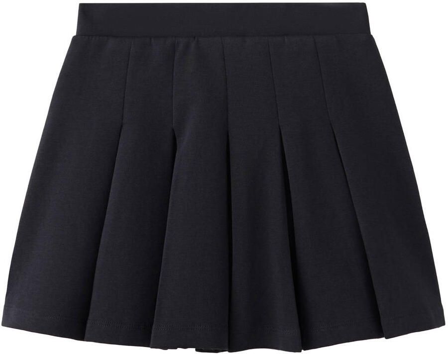 Mango Kids korte plooirok zwart