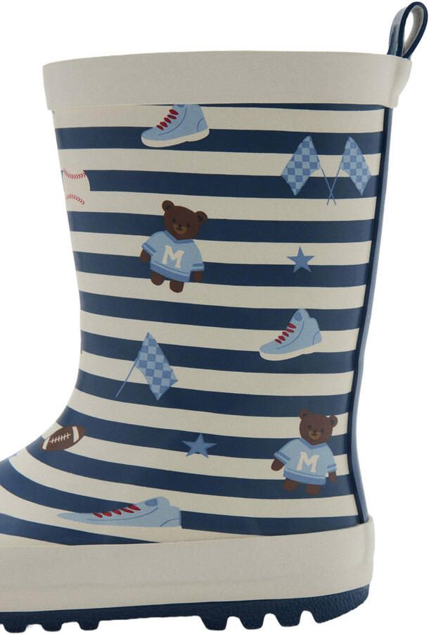 Mango Kids laarzen blauw wit - Foto 2