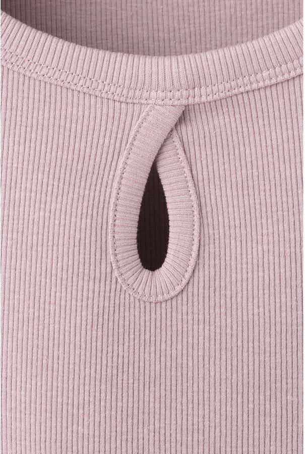 Mango Kids longsleeve met cut-out oudroze