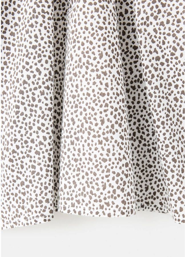 Mango Kids longsleeve met koeienprint wit - Foto 2
