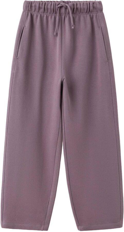 Mango Kids loose fit joggingbroek paars