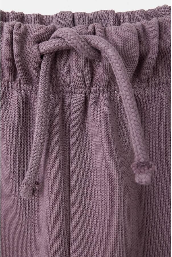 Mango Kids loose fit joggingbroek paars - Foto 2