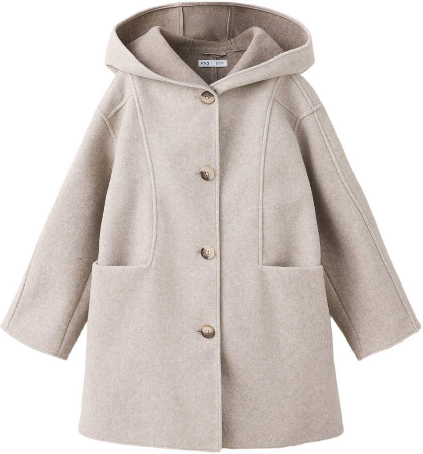Mango Kids mantel lichtbruin