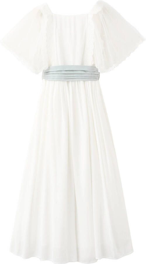 Mango Kids maxi jurk wit