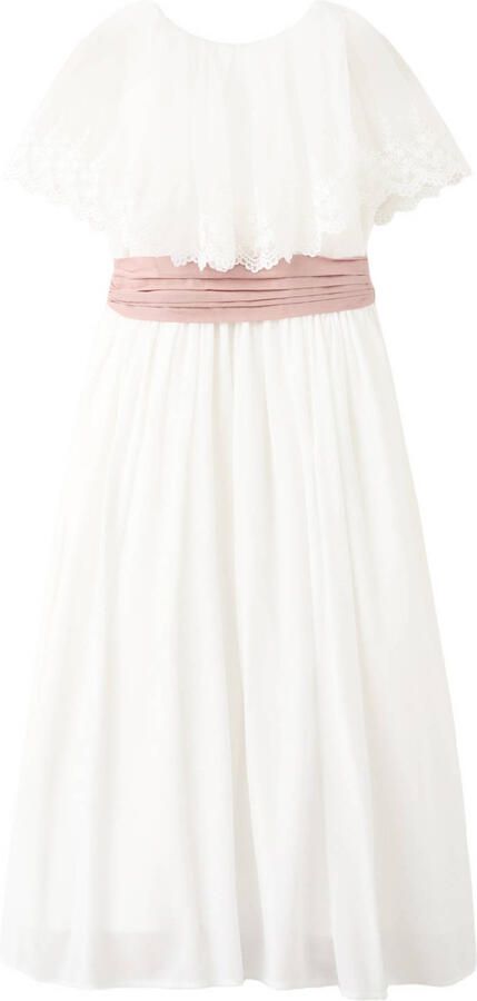 Mango Kids maxi jurk wit