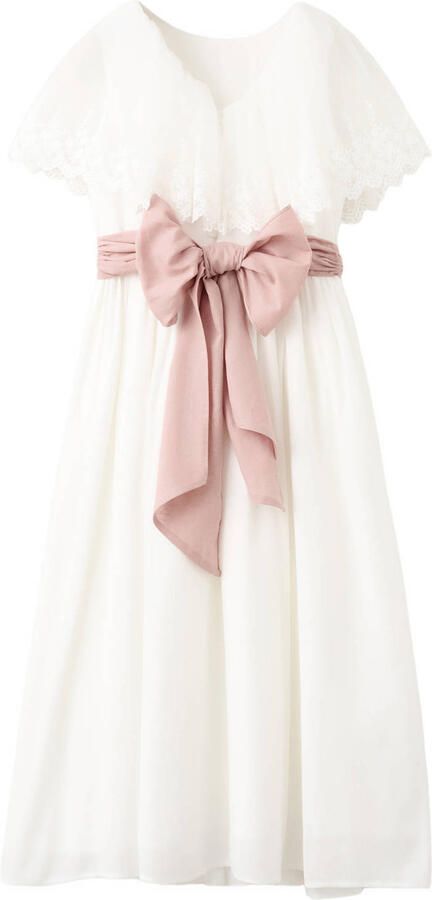 Mango Kids maxi jurk wit - Foto 3