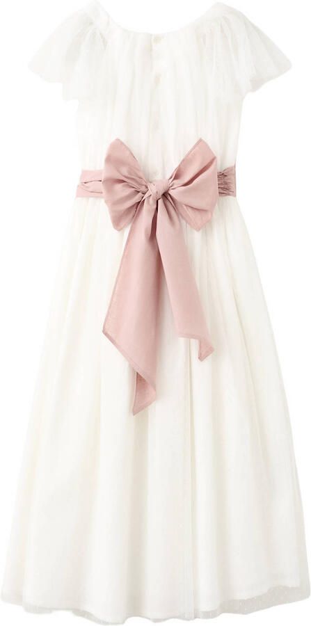 Mango Kids maxi jurk wit - Foto 3