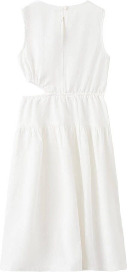 Mango Kids maxi jurk wit - Foto 3