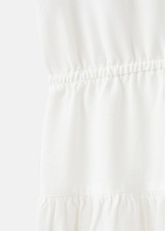 Mango Kids maxi jurk wit - Foto 2