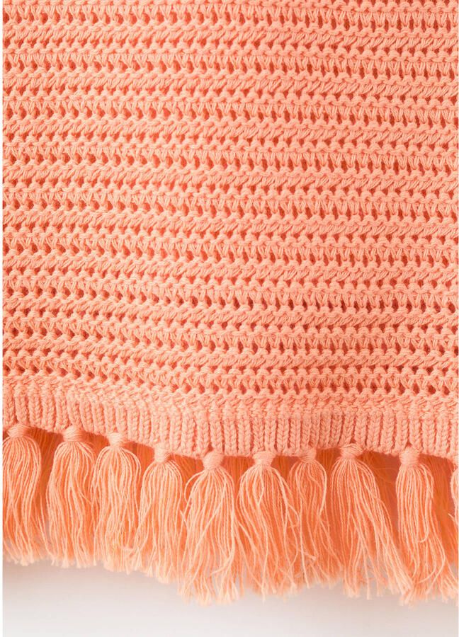 Mango Kids midi jurk oranje - Foto 2