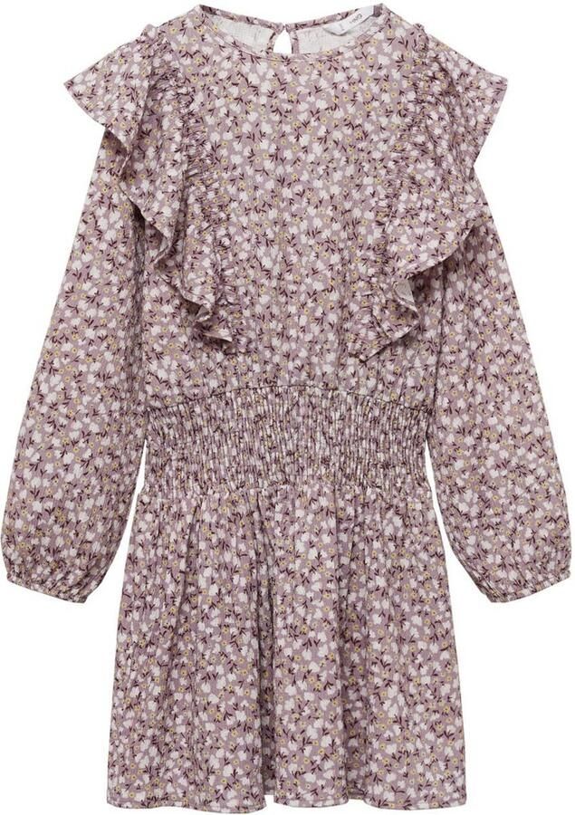 Mango Kids midi jurk paars