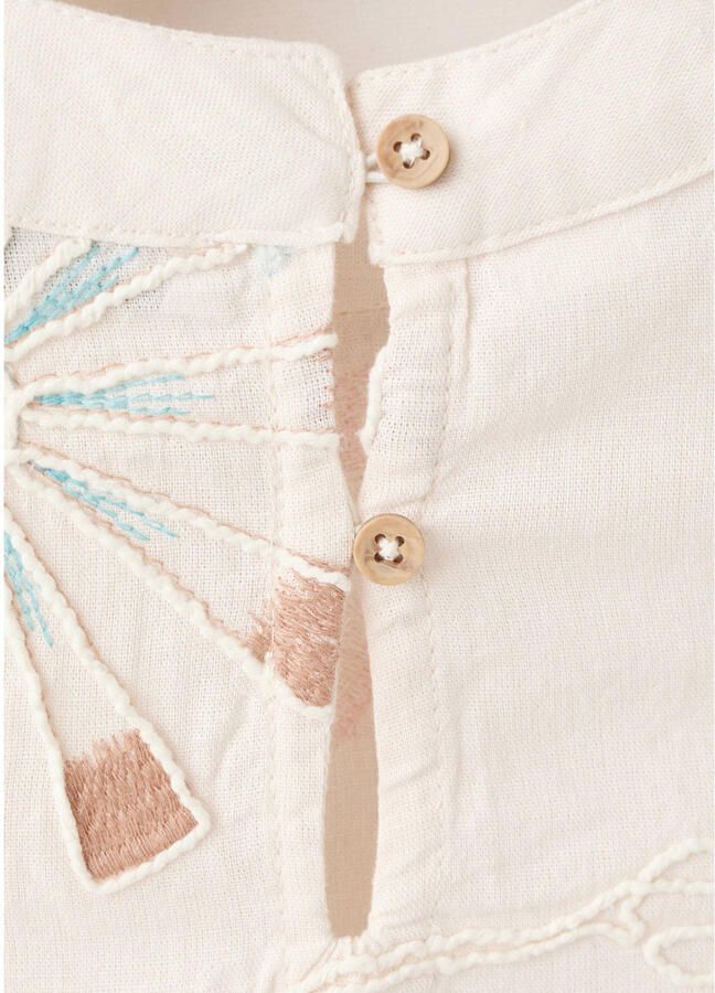 Mango Kids mouwloze top beige - Foto 3