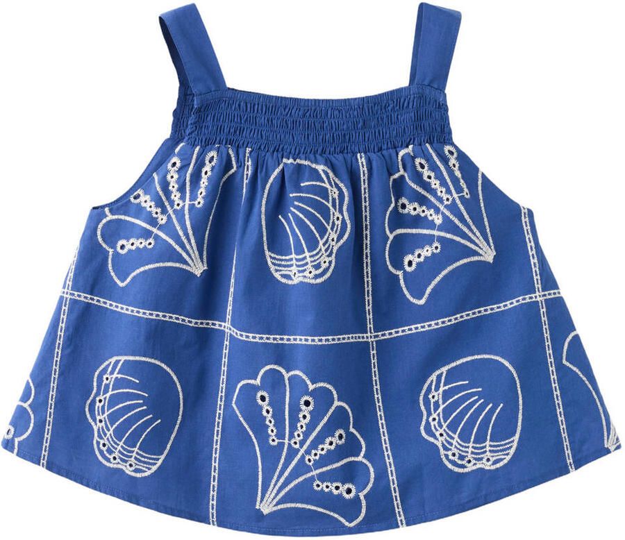 Mango Kids mouwloze top blauw