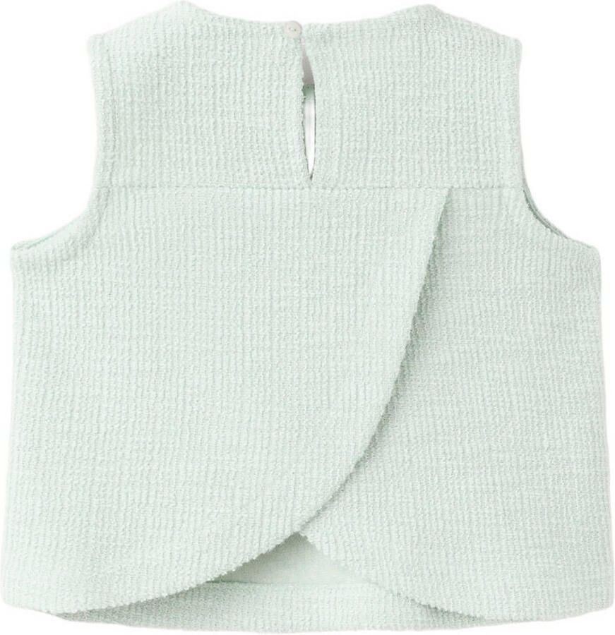 Mango Kids mouwloze top mintgroen - Foto 2