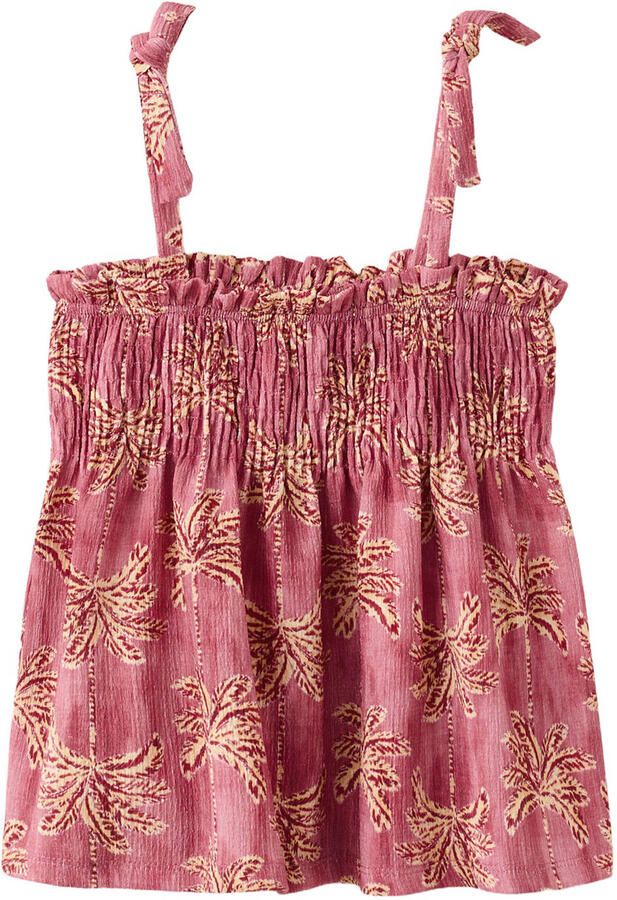 Mango Kids mouwloze top roze - Foto 3