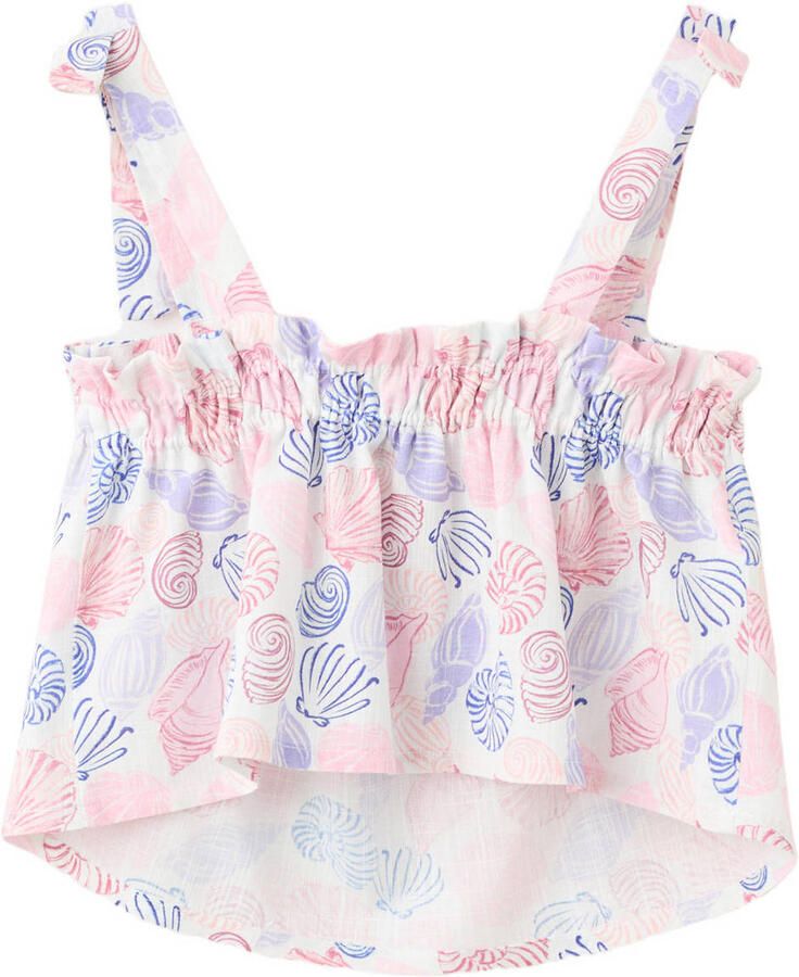 Mango Kids mouwloze top wit - Foto 2