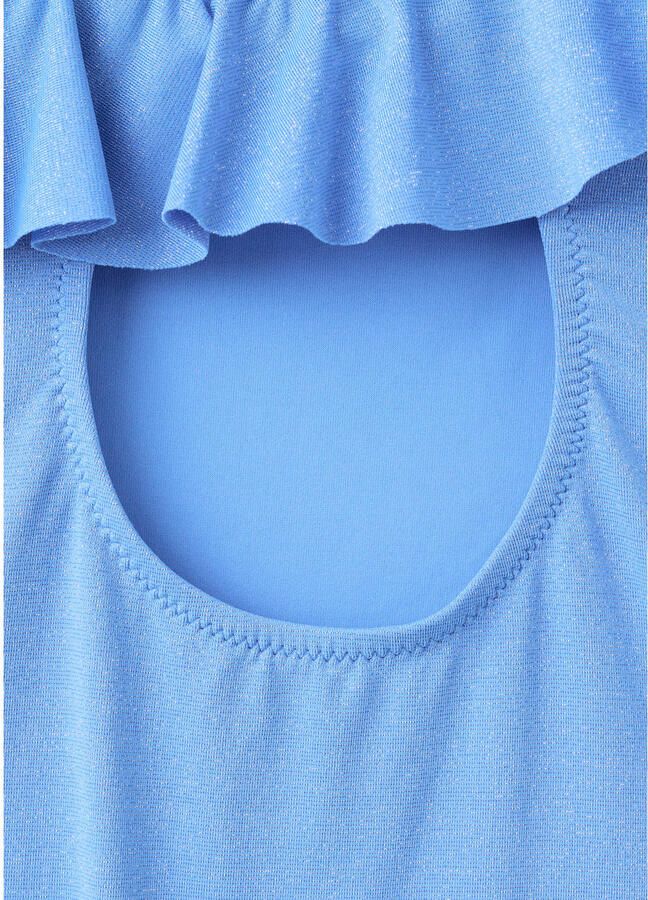 Mango Kids one shoulder badpak blauw - Foto 2