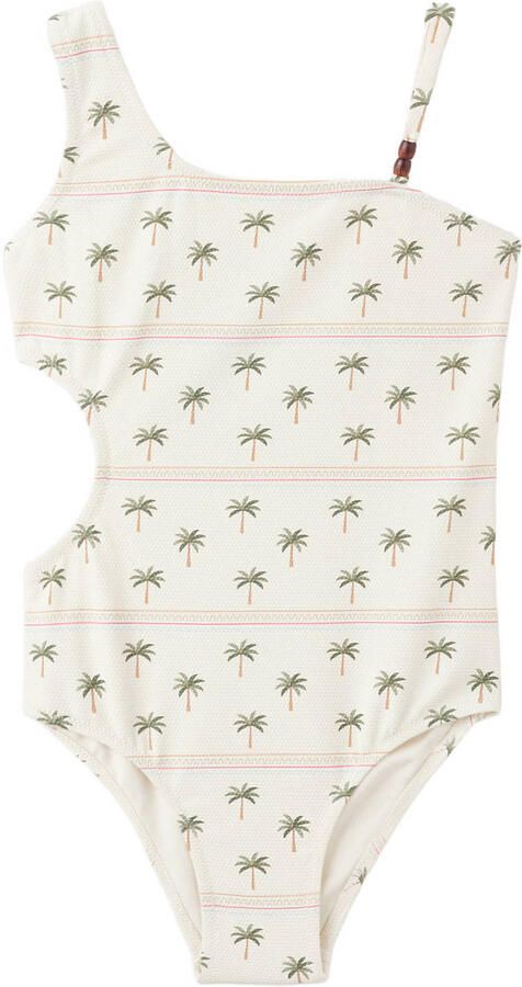 Mango Kids one shoulder badpak ecru
