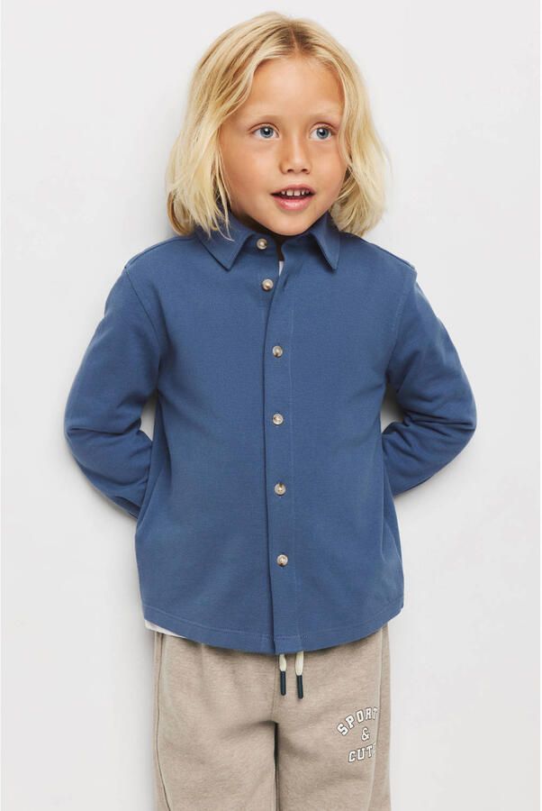 Mango Kids overhemd blauw