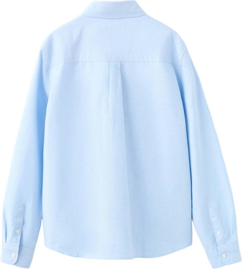 Mango Kids overhemd lichtblauw - Foto 2