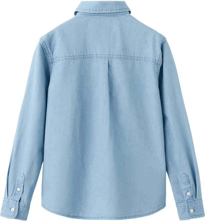 Mango Kids overhemd lichtblauw - Foto 2