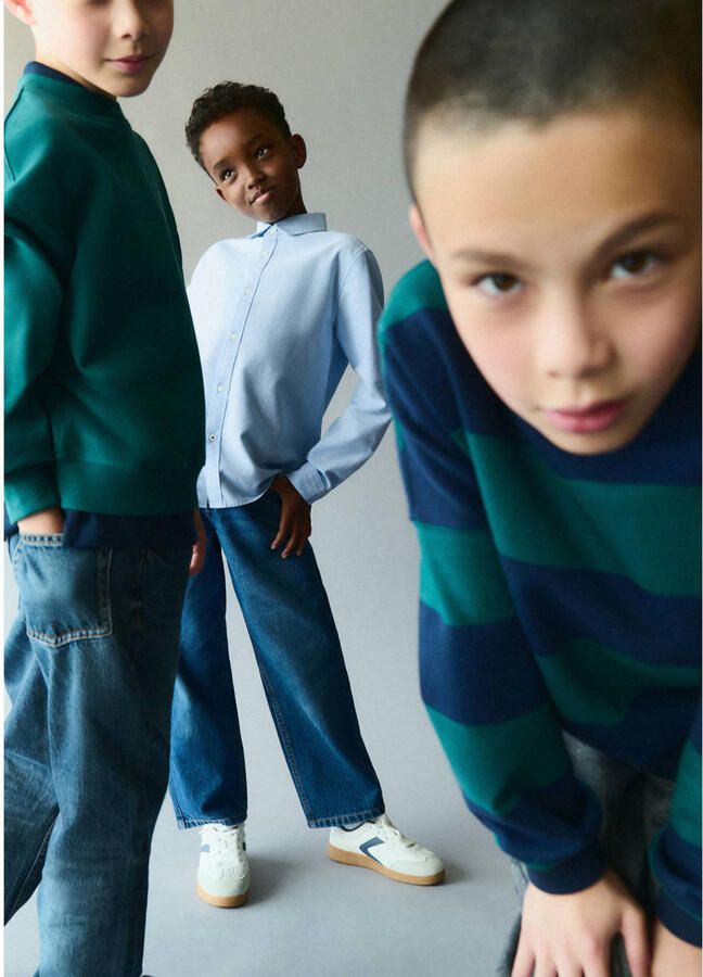 Mango Kids overhemd lichtblauw - Foto 2