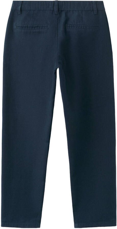 Mango Kids pantalon donkerblauw