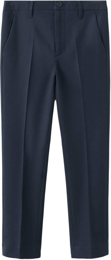 Mango Kids pantalon marineblauw