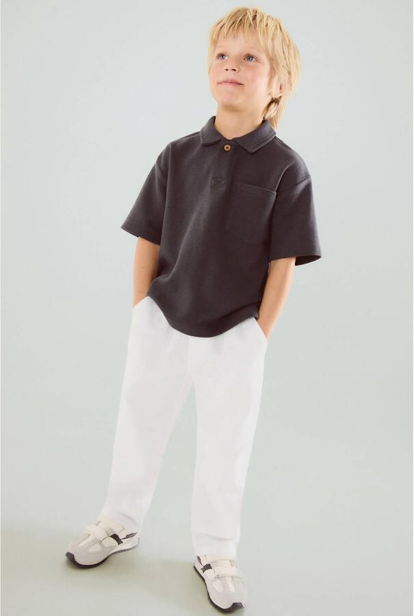 Mango Kids pantalon wit
