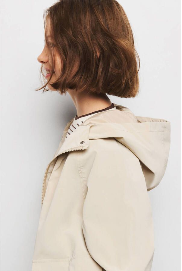 Mango Kids parka zand - Foto 2
