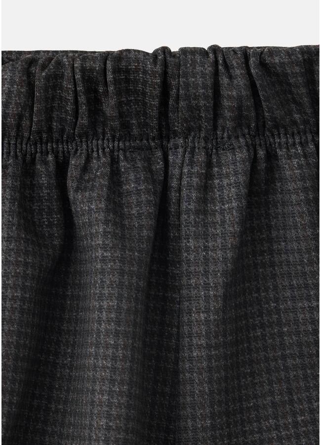 Mango Kids pied-de-poule skort antraciet Rok Grijs Meisjes Polyester - Foto 2