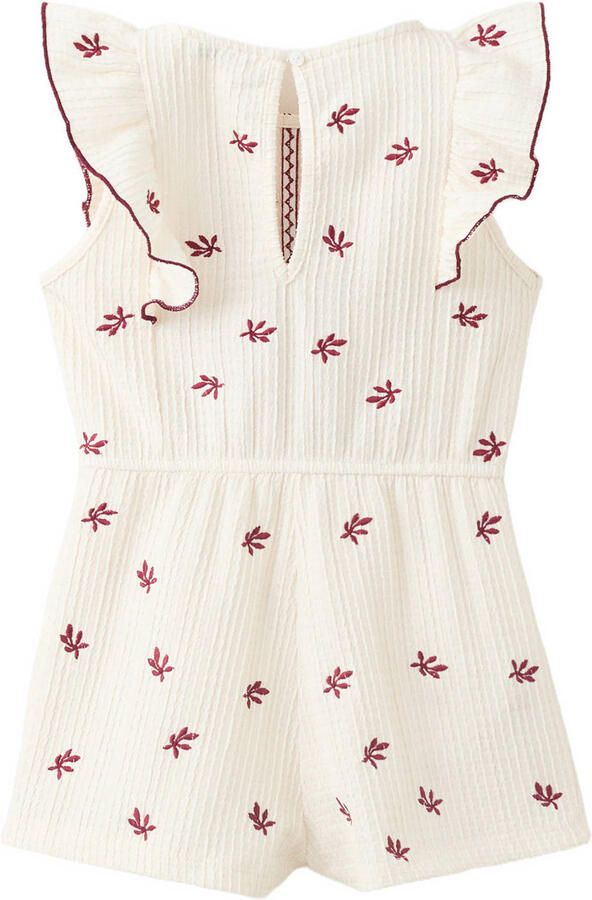 Mango Kids playsuit met print beige - Foto 3