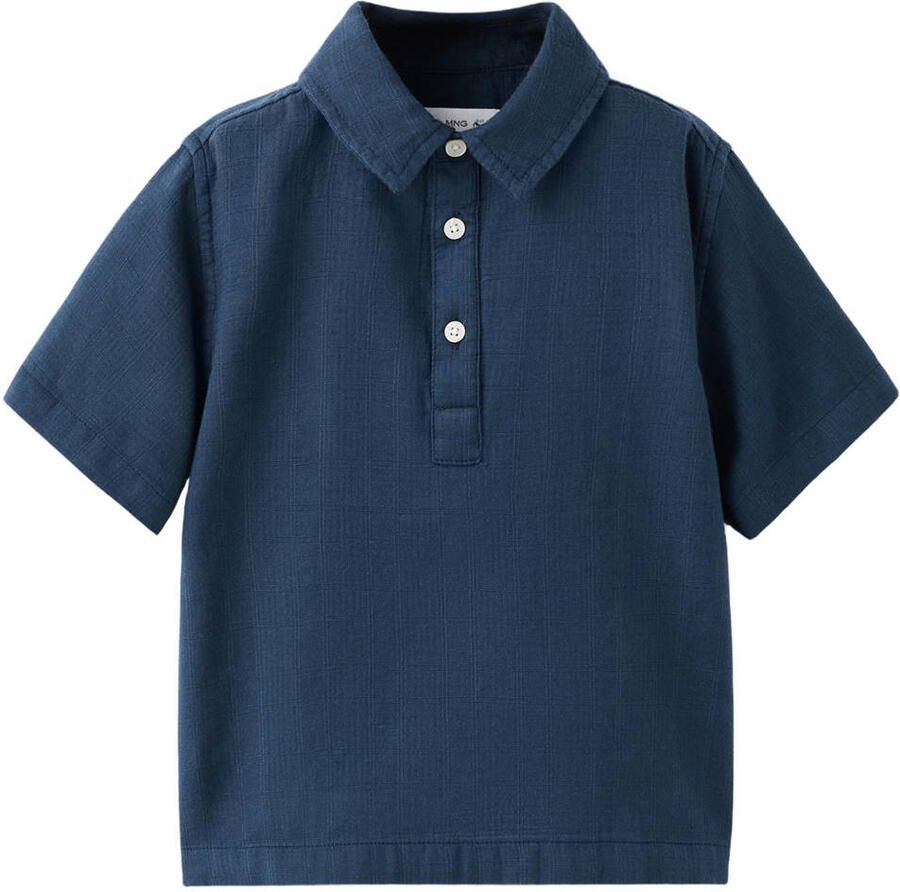 Mango Kids polo donkerblauw