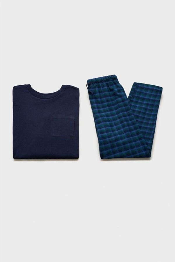 Mango Kids pyjama donkerblauw
