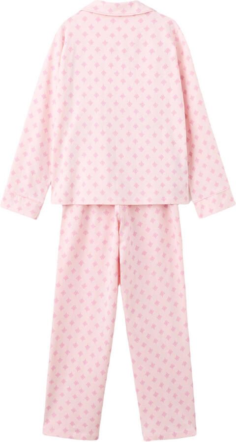 Mango Kids pyjama met print roze