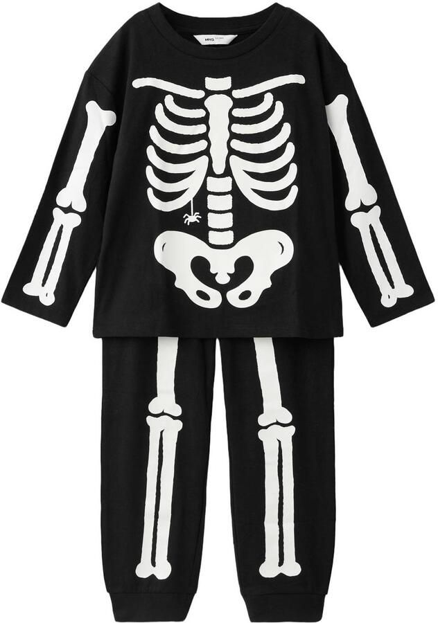 go Kids pyjama met print zwart