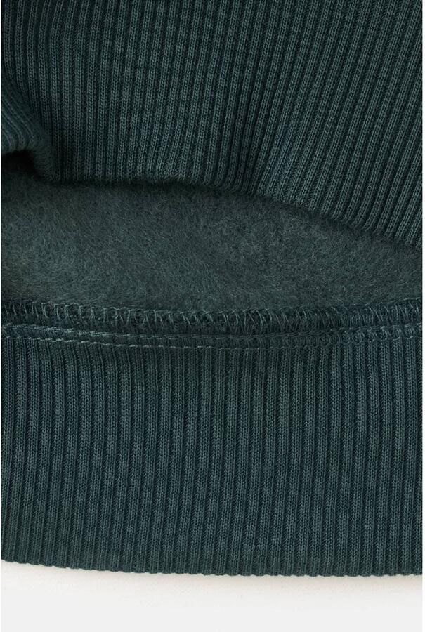 Mango Kids rechtvallende sweater donkergroen - Foto 2