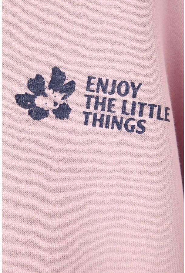 Mango Kids rechtvallende sweater met backprint roze Backprint - Foto 2