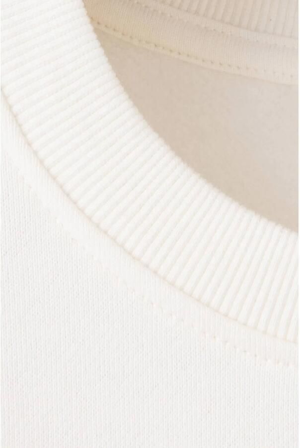 Mango Kids rechtvallende sweater met print naturel wit - Foto 3