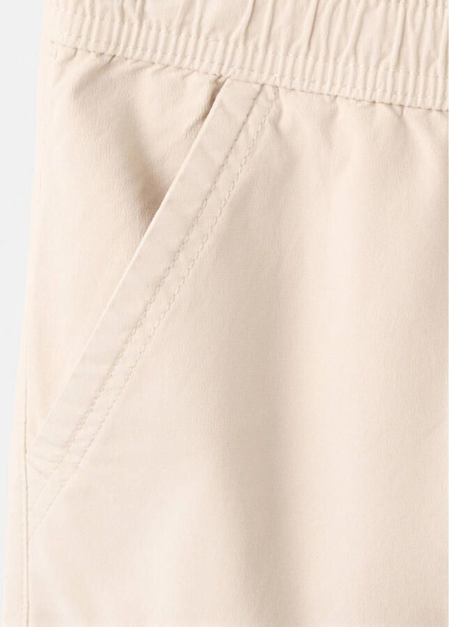 Mango Kids regular casual broek ecru - Foto 2