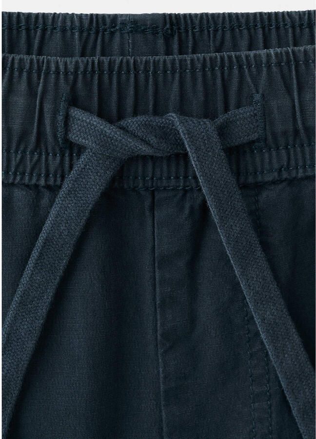 Mango Kids regular casual broek marineblauw - Foto 2