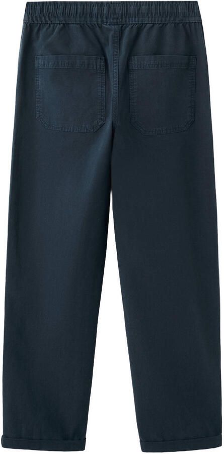 Mango Kids regular casual broek marineblauw - Foto 3