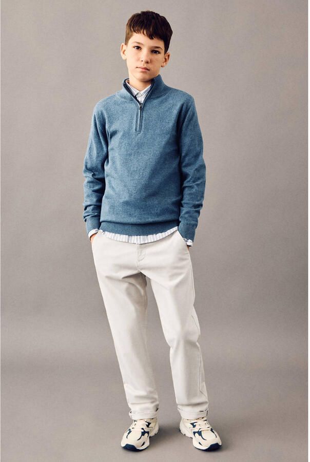 Mango Kids regular chino wit