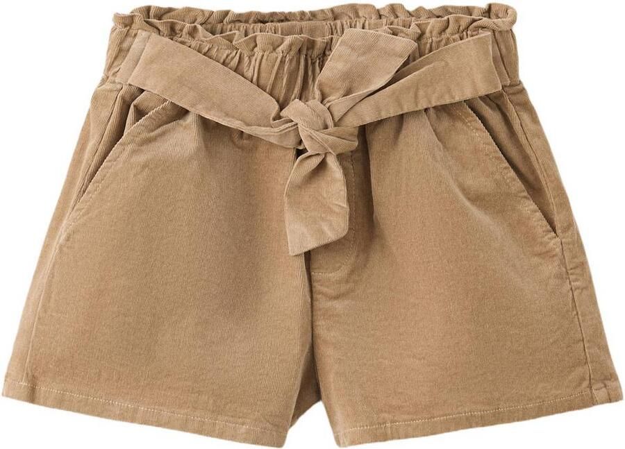 Mango Kids regular fit casual short middenbruin