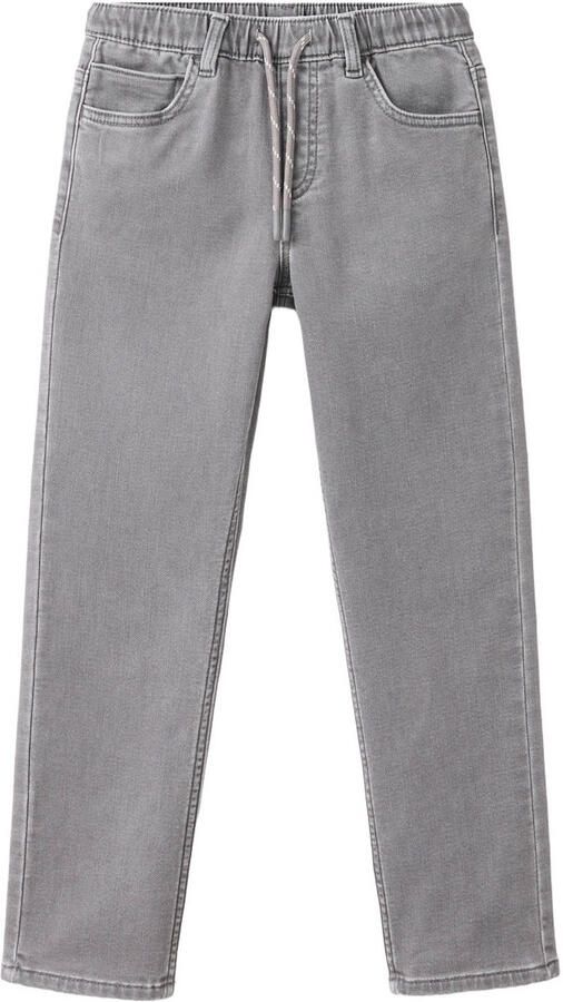 Mango Kids regular fit jeans grijs