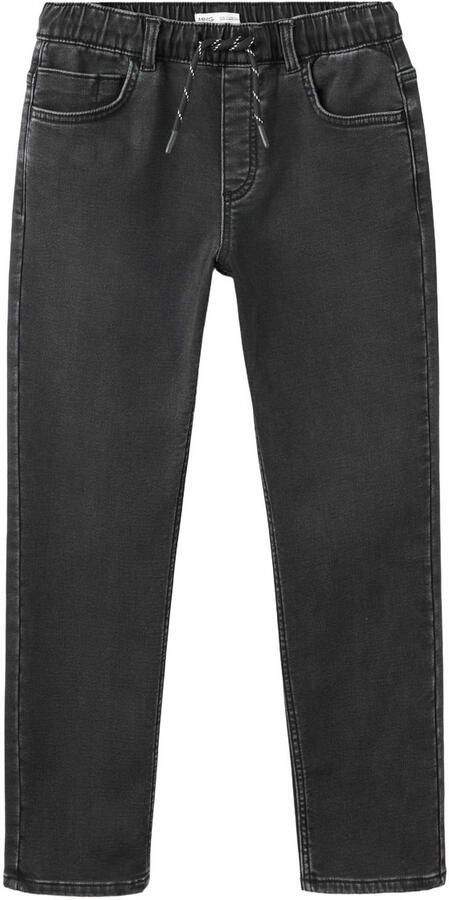 Mango Kids regular fit jeans grijs