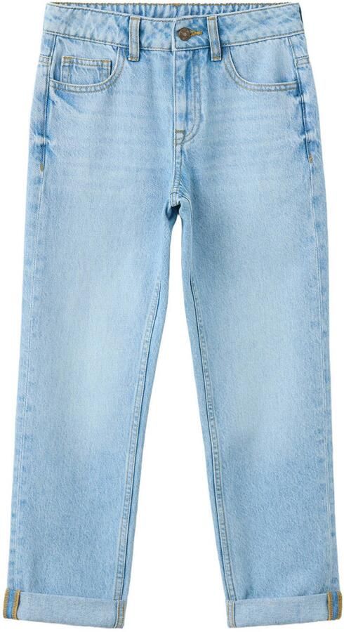 Mango Kids regular fit jeans lichtblauw