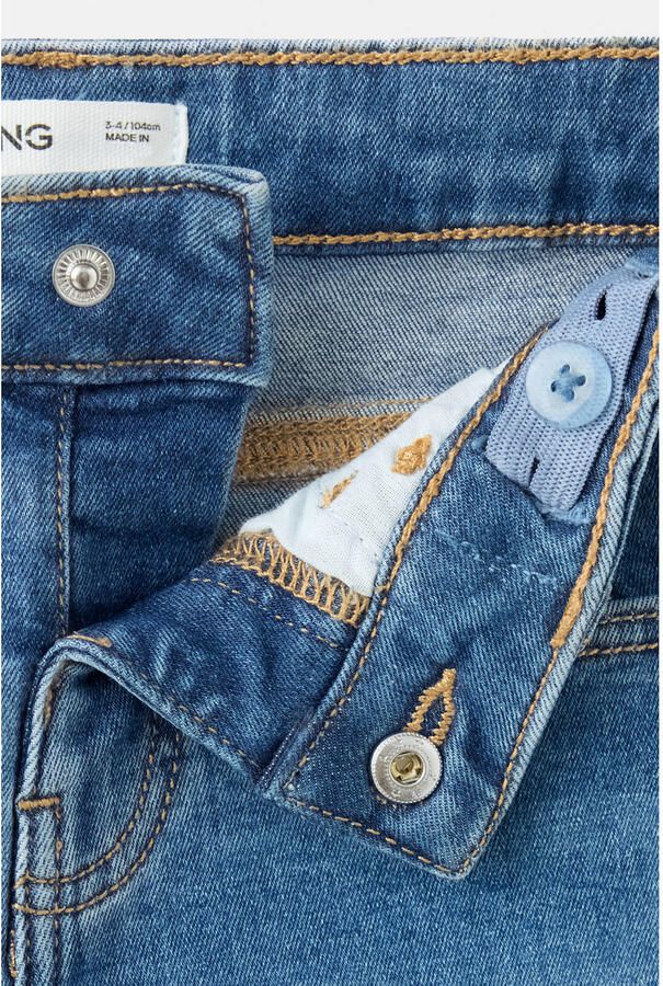 Mango Kids regular fit jeans mediumblauw - Foto 3